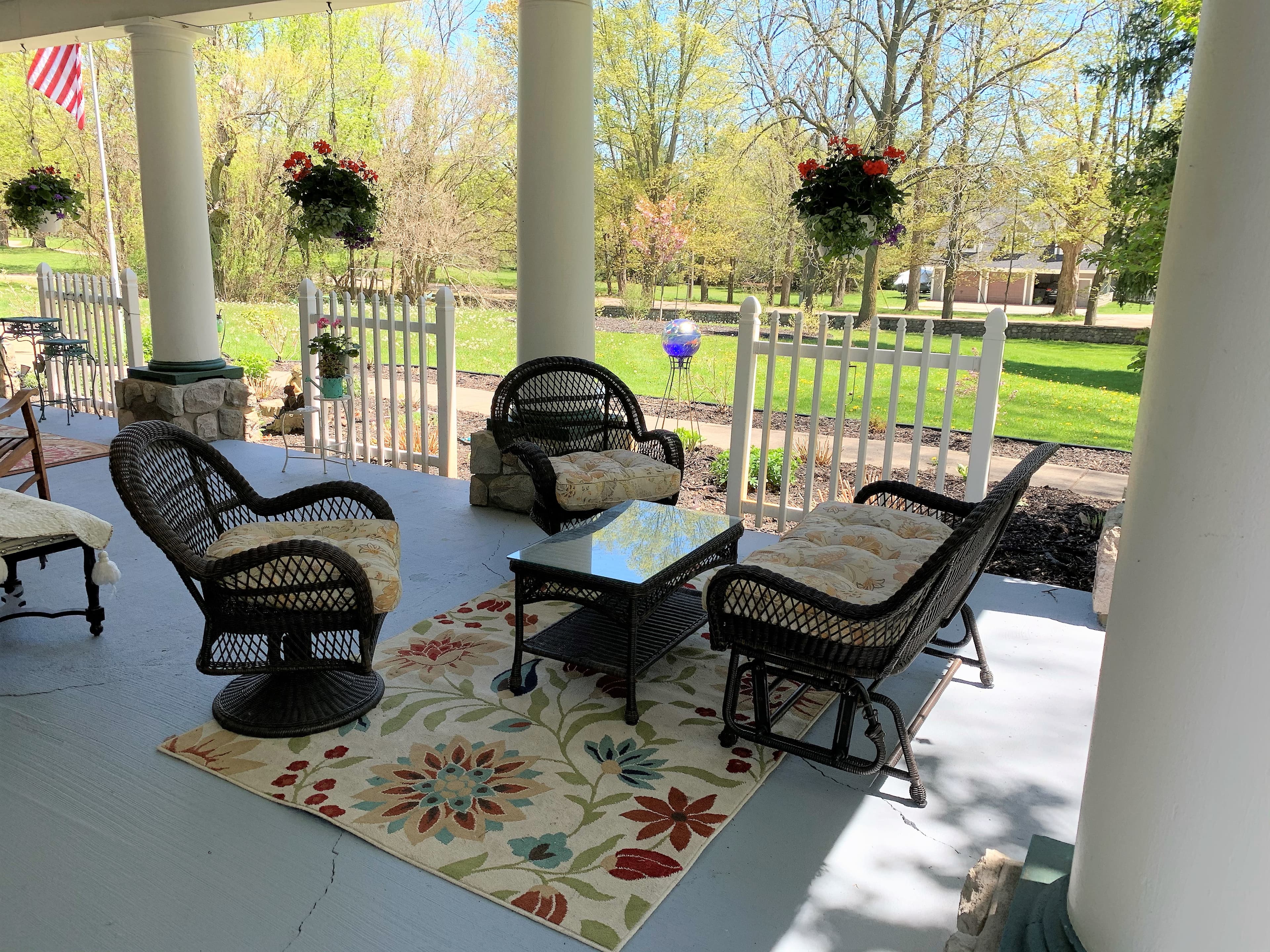 Veranda off the Casablanca Suite